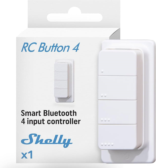 Shelly control remoto 4 botones linea americana